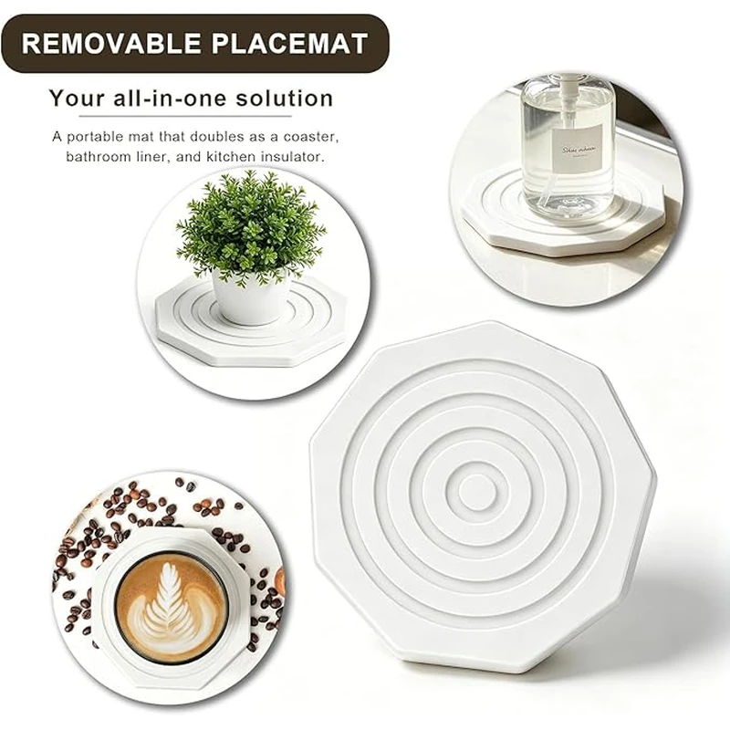 Diatomite Absorbent Coaster 03