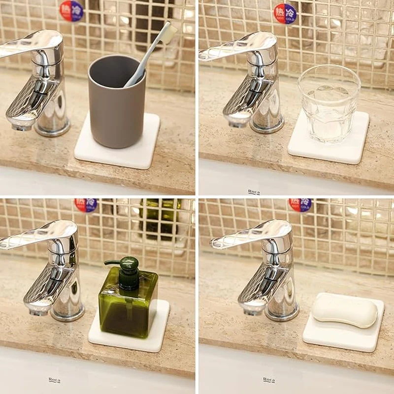 Diatomite Absorbent Coaster 04