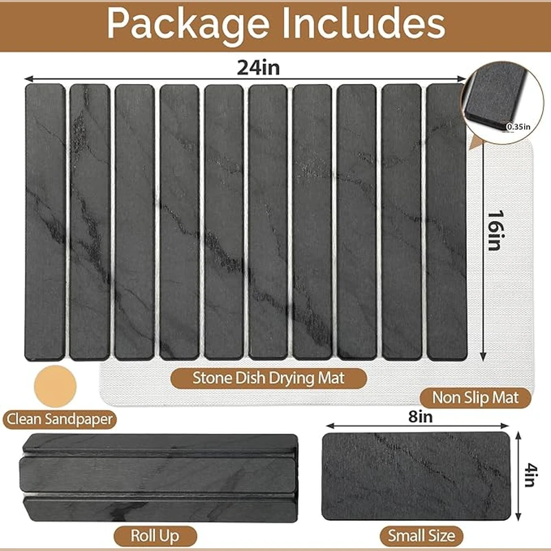 Foldable Diatomite Absorbent Mat 02