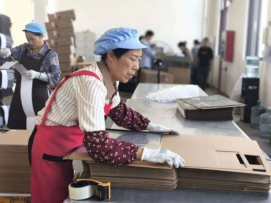ranjoy diatomite stone mats packing workshop